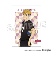 ハイキュー！！ 宮侑 布ポスターパターンアート