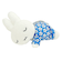 ミッフィー miffy ブルーナ フラワードレス すやすやフレンド マスコットキーホルダー