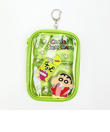 クレヨンしんちゃん チョコビ コレクションポーチ グリーン アクスタケース