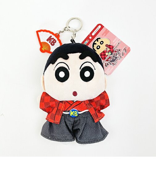 クレヨンしんちゃん しんのすけ ニッポンアート刺繍チャームつきぬいぐるみキーリング ぬいぐるみ