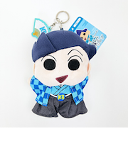 クレヨンしんちゃん 風間くん ニッポンアート刺繍チャームつきぬいぐるみキーリング ぬいぐるみ