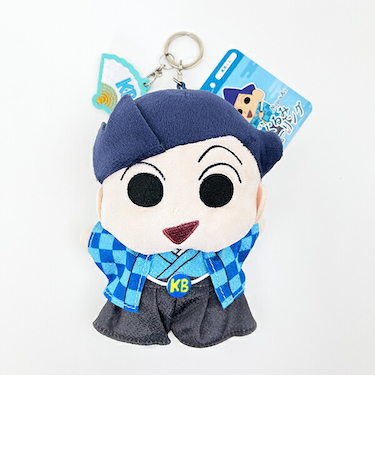 クレヨンしんちゃん 風間くん ニッポンアート刺繍チャームつきぬいぐるみキーリング ぬいぐるみ