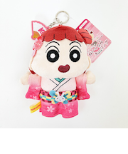 クレヨンしんちゃん ネネちゃん ニッポンアート刺繍チャームつきぬいぐるみキーリング ぬいぐるみ