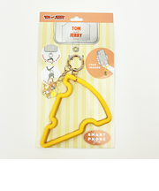 トムとジェリー ジェリー チーズ型スマホストラップ スマホアクセサリー