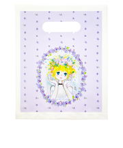 水森亜土 イージーバッグ(S) 花かんむり ラッピング袋 ギフトバッグ