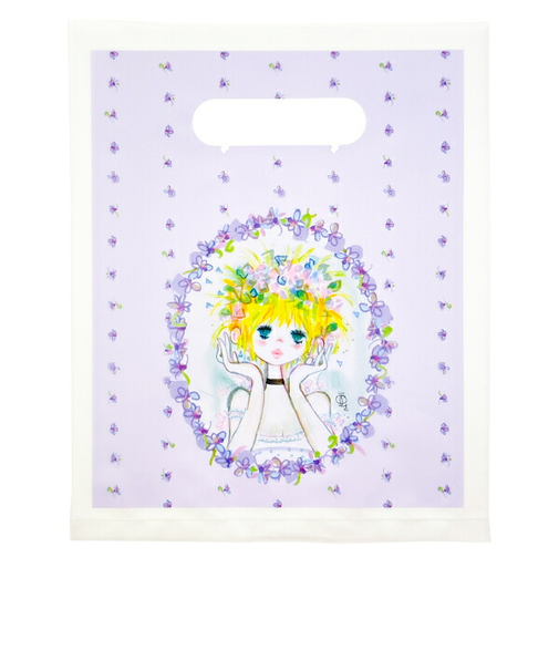 水森亜土 イージーバッグ(S) 花かんむり ラッピング袋 ギフトバッグ