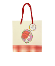 水森亜土 キャリーバッグ(M) 赤いスカーフ 紙袋