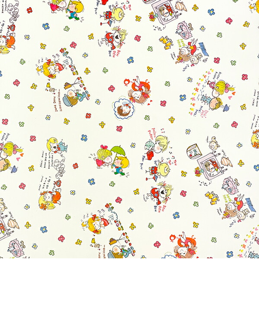 水森亜土 ミニラッピングペーパー デート 包装紙 ラッピング紙