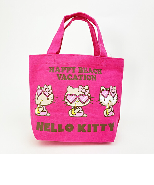 サンリオ ハローキティ 日焼け キティ ミニランチバッグ ピンク Sanrio