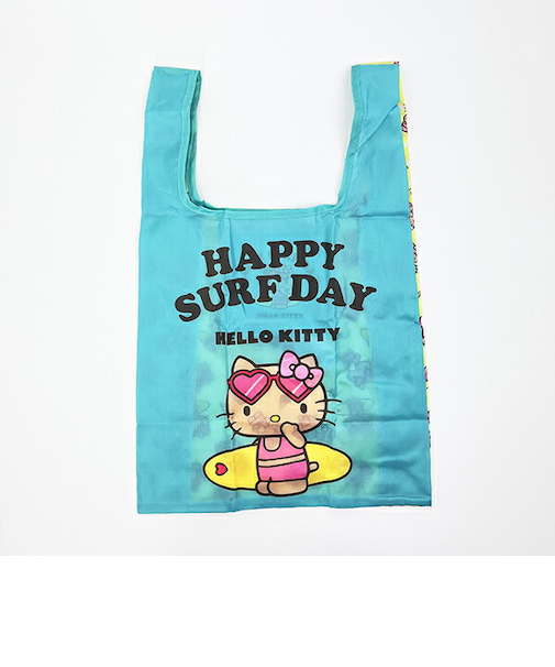 サンリオ ハローキティ 日焼け キティ エコバッグ(M) ミント Sanrio