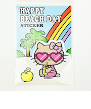 サンリオ ハローキティ 日焼け キティ ステッカー ジュース 文具 日本製 Sanrio