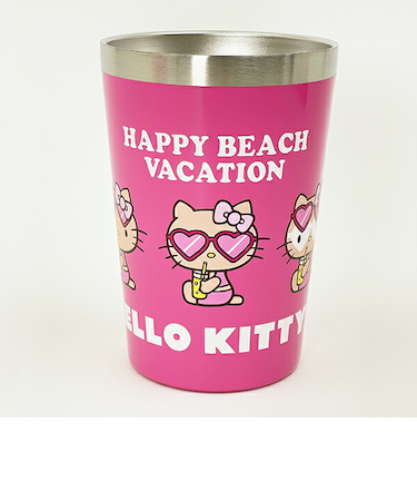 サンリオ ハローキティ 日焼け キティ ステンレンタンブラー 水筒 ランチ ジュース Sanrio