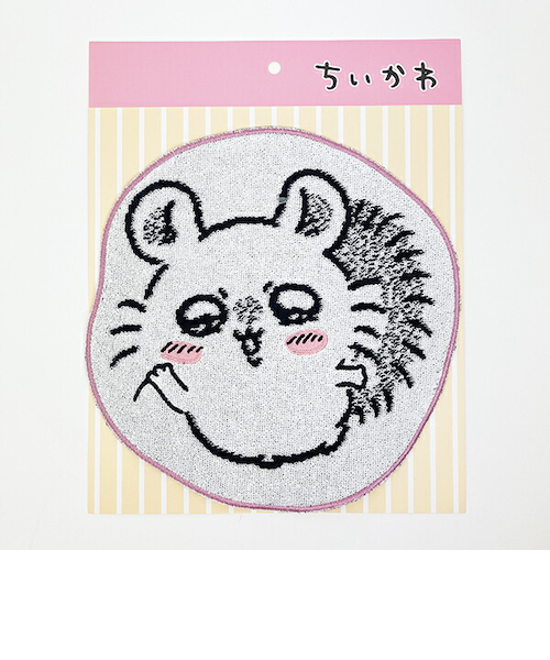 ちいかわ モモンガ ダイカットタオルハンカチ(パープル