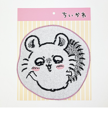 ちいかわ モモンガ ダイカットタオルハンカチ(パープル)