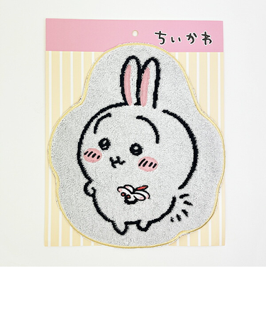 ちいかわ うさぎ ダイカットタオルハンカチ(イエロー)
