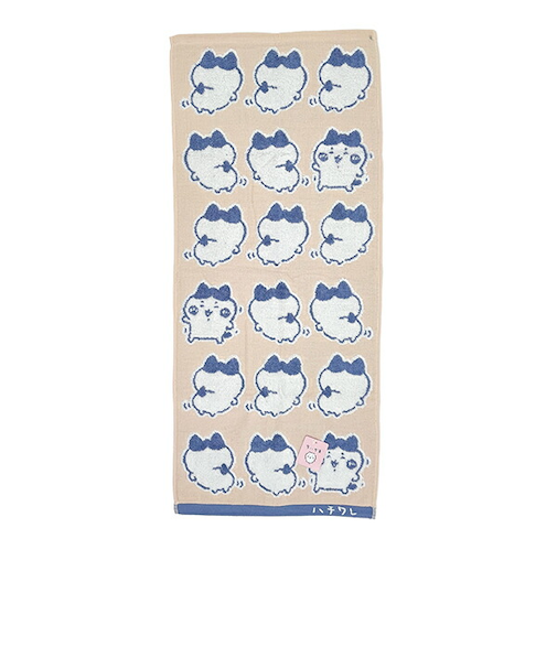 ちいかわ ハチワレ イエー フェイスタオル(ピンク) 日本製