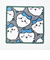 ちいかわ ハチワレ シェニール織 タオルハンカチ(ブルー) ハチワレいっぱい