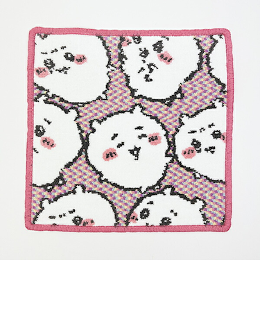 ちいかわ シェニール織 タオルハンカチ(ピンク) ちいかわいっぱい