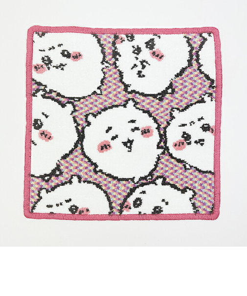ちいかわ シェニール織 タオルハンカチ(ピンク) ちいかわいっぱい
