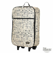 スヌーピー 折りたたみキャリーバッグ コミックナチュラル キャリーケース トラベル SNOOPY