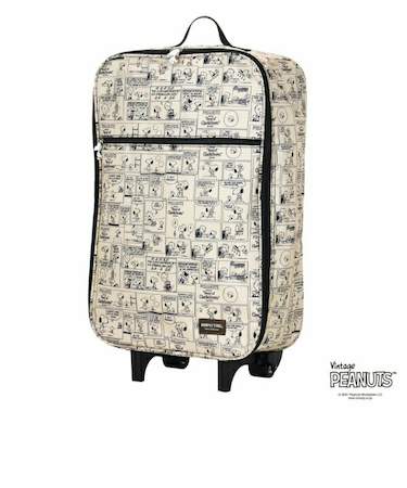 スヌーピー 折りたたみキャリーバッグ コミックナチュラル キャリーケース トラベル SNOOPY