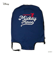 ディズニー スーツケースカバー(Mサイズ) ロゴネイビー トラベル Disney
