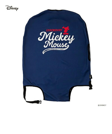 ディズニー スーツケースカバー(Mサイズ) ロゴネイビー トラベル Disney