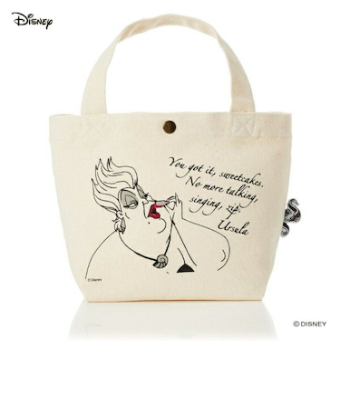 ディズニー アースラー 帆布ミニトートバッグ ランチ Disney