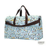 スヌーピー 折りたたみボストンバッグ(L) バスストップブルー トラベル SNOOPY