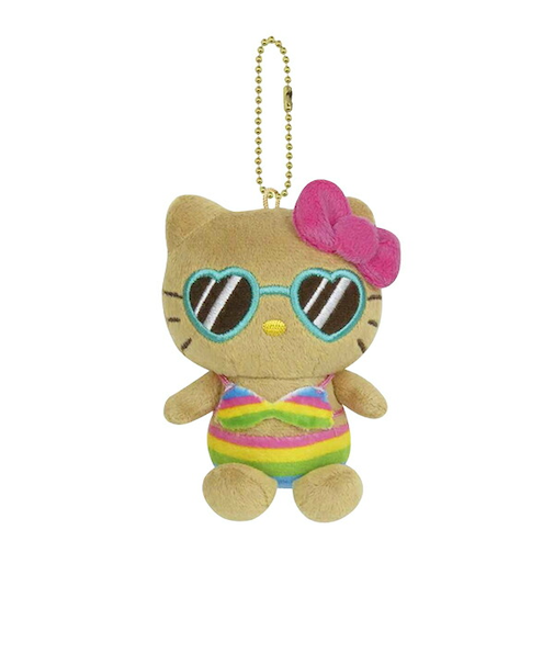 サンリオ ハローキティ 日焼けシリーズ   ボールチェーンマスコット サングラス 平成レトロ