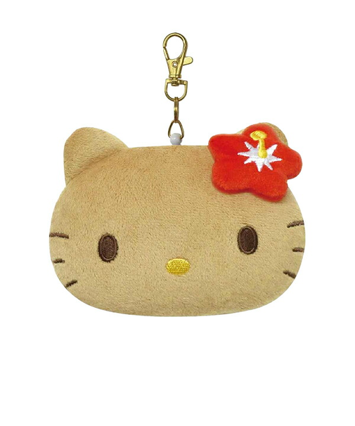 サンリオ ハローキティ 日焼けシリーズ フェイスパスケース ハイビスカス 平成レトロ