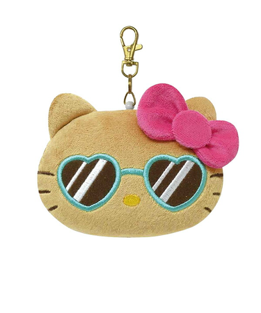 サンリオ ハローキティ 日焼けシリーズ フェイスパスケース サングラス 平成レトロ