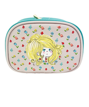 水森亜土 ラウンドポーチ グレー