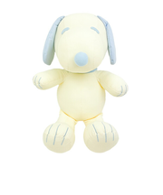 スヌーピー ひんやりぬいぐるみ ブルー 接触冷感