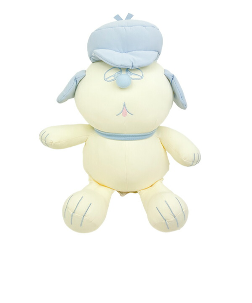 スヌーピー オラフ ひんやりぬいぐるみ ブルー 接触冷感