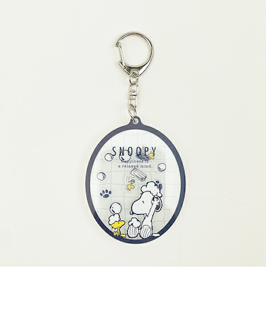 スヌーピー バスタイム シャカシャカアクリルキーホルダー2