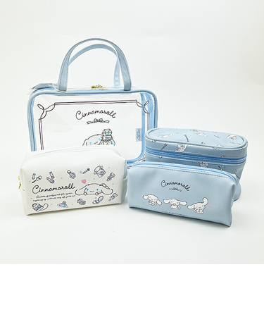 サンリオ シナモロール トラベルポーチセット ブルーコスメ シナモン Sanrio