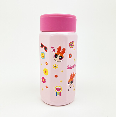 パワーパフガールズ 八角形ステンレスボトル 水筒 ランチ パワパフ