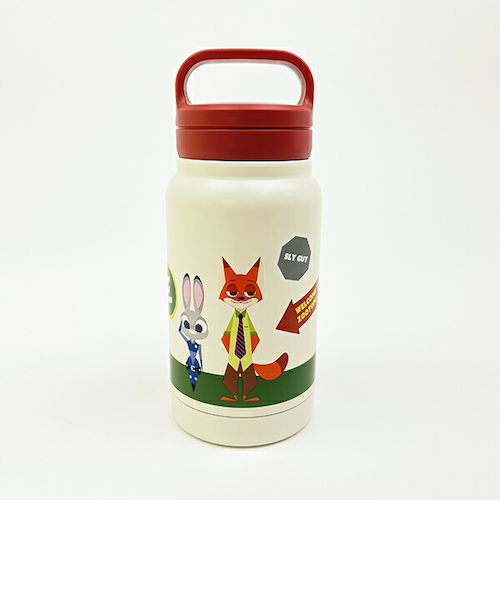 ディズニー ズートピア ワッペン スクリューハンドル付 マグボトル