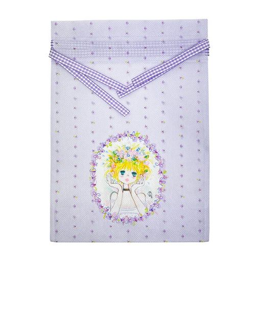 水森亜土 ギフトバッグ(S) 花かんむり ラッピング袋