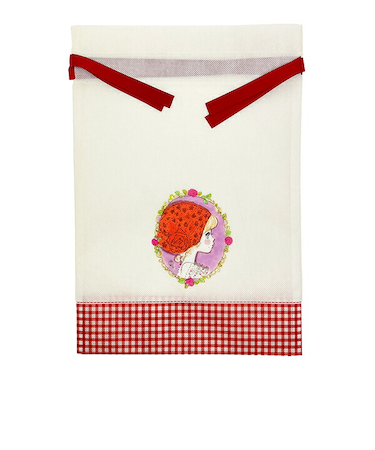 水森亜土 ギフトバッグ(M) 赤いスカーフ ラッピング袋