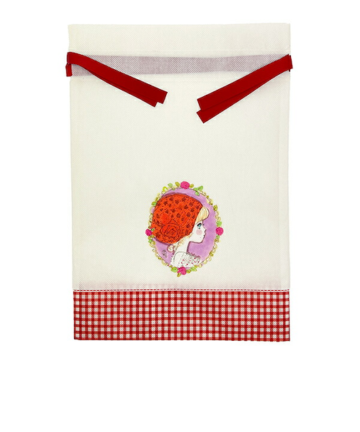 水森亜土 ギフトバッグ(M) 赤いスカーフ ラッピング袋