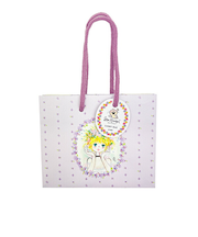 水森亜土 キャリーバッグ(S) 花かんむり 紙袋