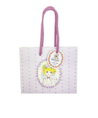 水森亜土 キャリーバッグ(S) 花かんむり 紙袋