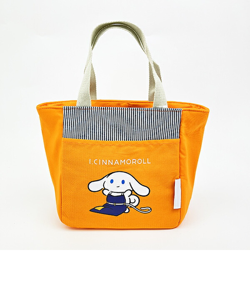 サンリオ アイシナモロール 保冷ランチトートバッグ (オレンジ) キッチン シナモン Sanrio