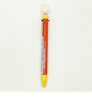 ミッフィー miffy 3色ボールペン (レッド) 日本製 文具
