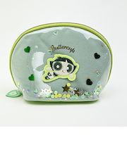 パワーパフガールズ バターカップ シャカシャカラウンドポーチ グリーン