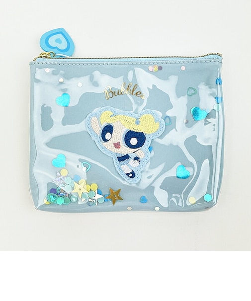 パワーパフガールズ バブルス シャカシャカティッシュポーチ ブルー