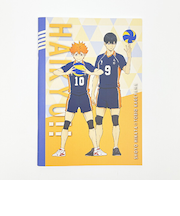 ハイキュー!! 烏野高校(日向・影山) A5綴じノート 文具 日本製