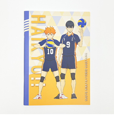 ハイキュー！！ 烏野高校(日向・影山) A5綴じノート 文具 日本製